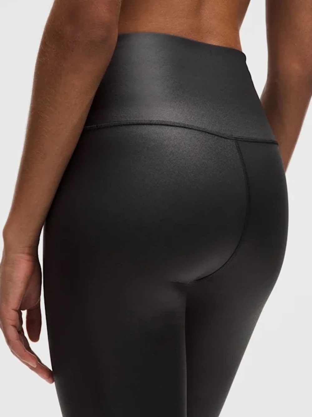 Lululemon Wunder Train High-Rise Tight 28" Foil Matte Black Leggings 8 New - Picture 4 of 8